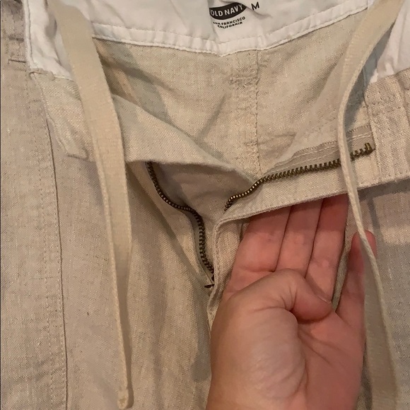 Old Navy 💯 linen pants size medium - Picture 7 of 8